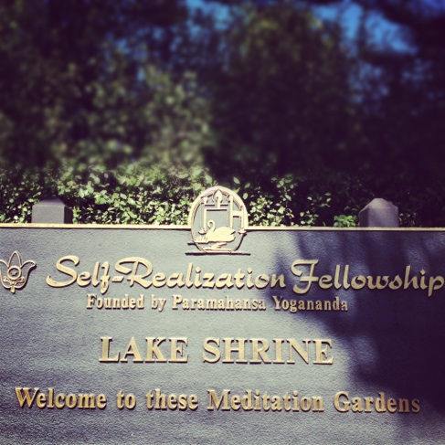 Self Realization Fellowship sign